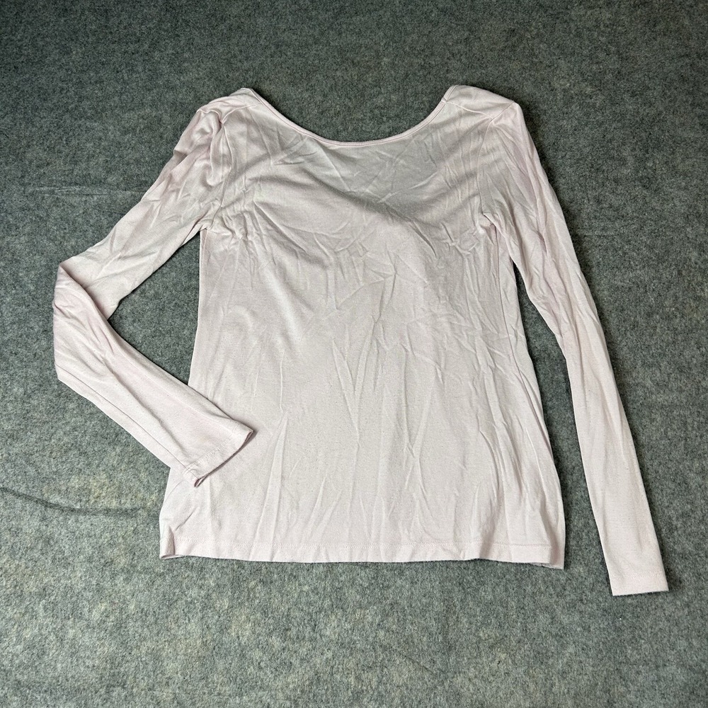 Athleta Waterfall Top Women's XS Delicate Pink Long Sleeve Ballerina Athleisure